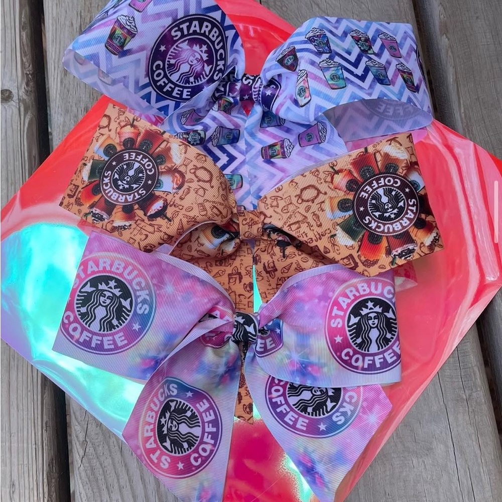 Starbucks Kids Hair Accessories - Multicolor Bow Set